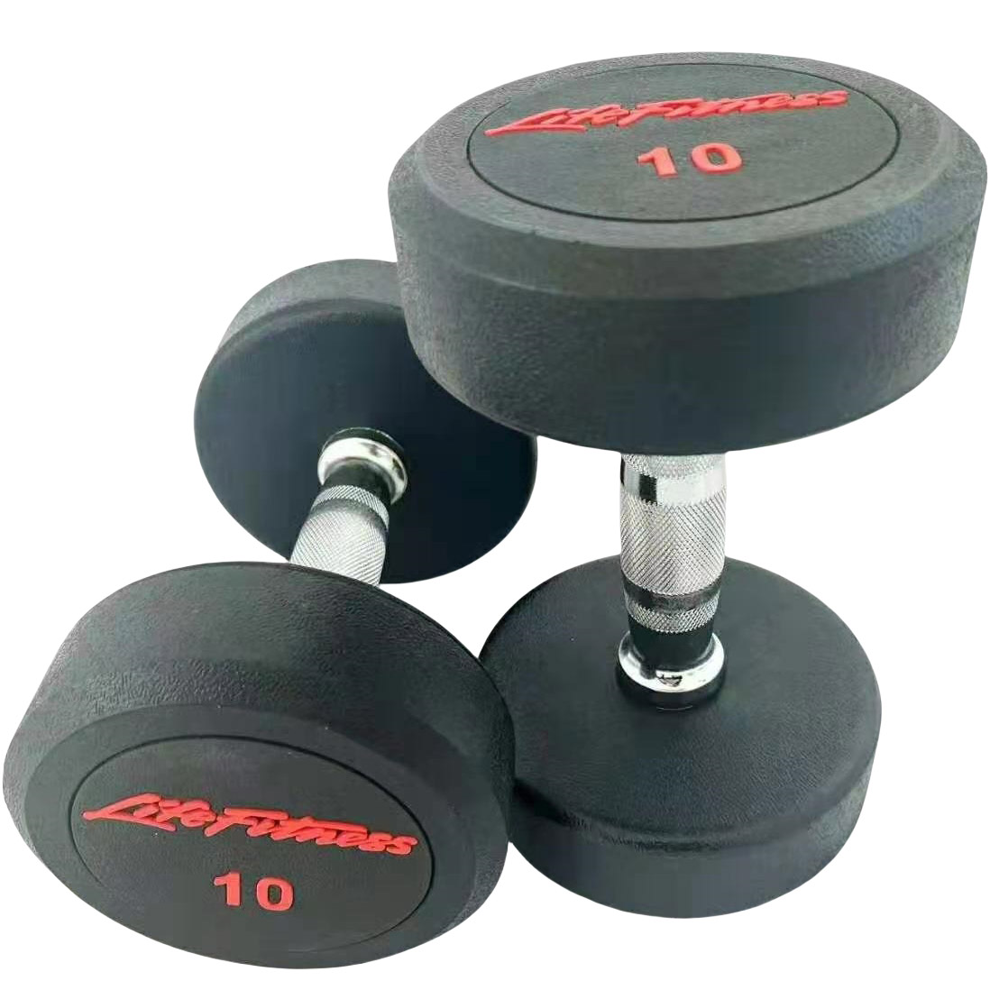 LifeFitness Rubber Gummed Dumbbell